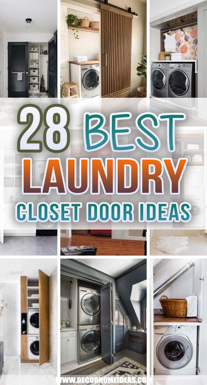 Best Laundry Closet Door Ideas. Are you looking for an inspirational door design for your laundry closet? These are the best laundry closet door ideas and designs selected for you. #decorhomeideas