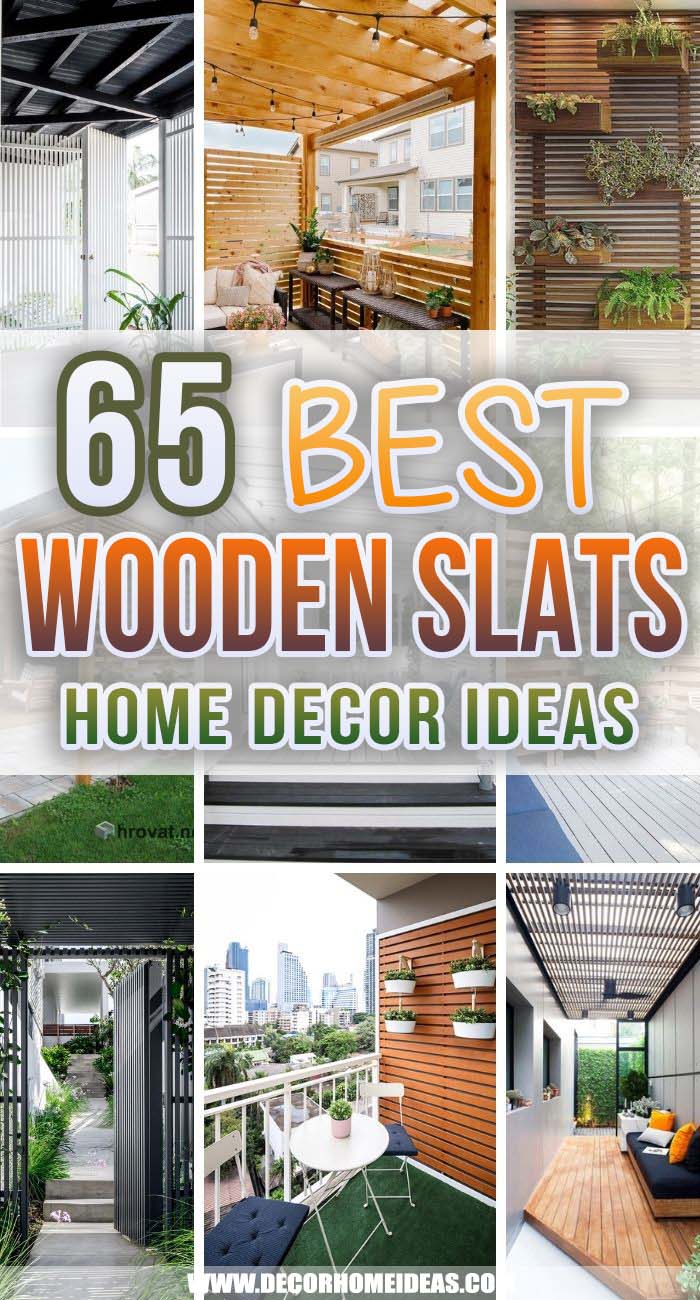 Best Wooden Slats Home Decor Ideas