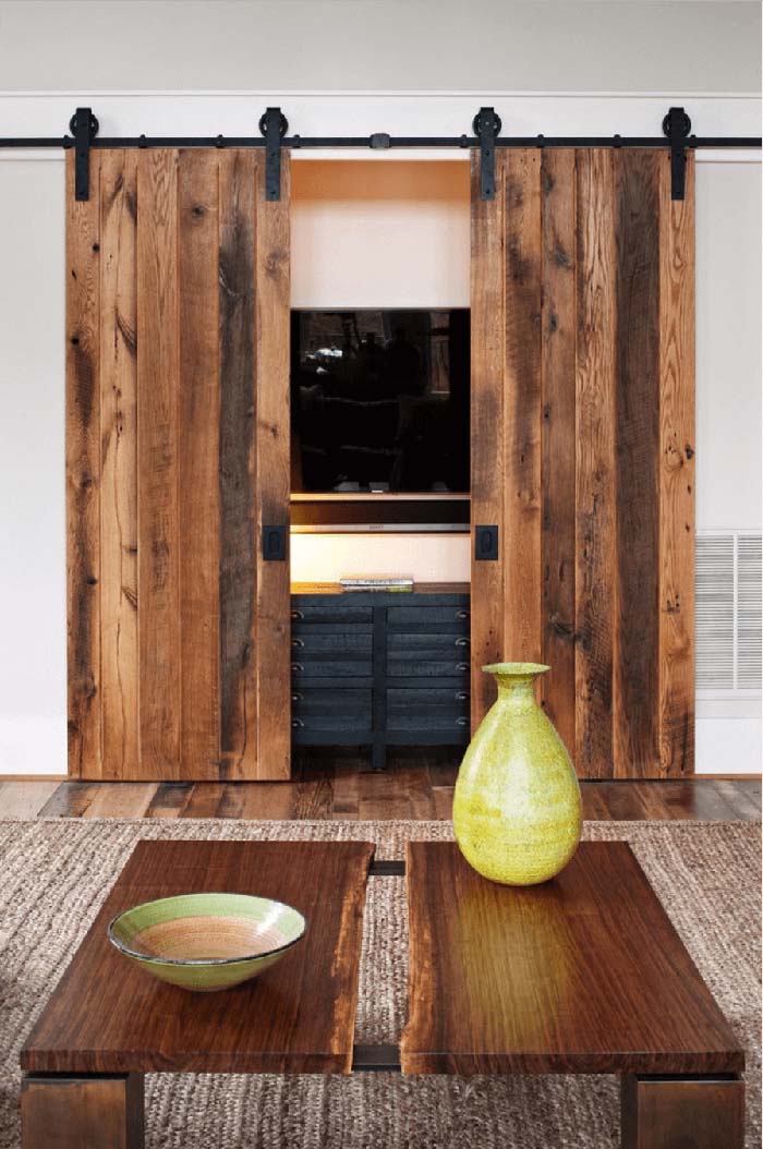 Big Sur View Wooden Doors #barndoor #barndoorideas #decorhomeideas