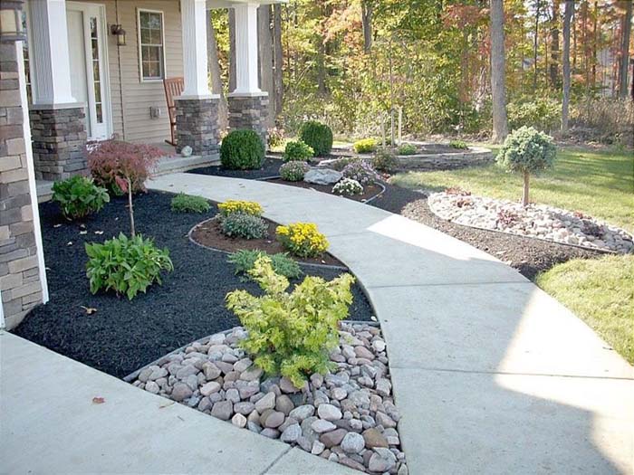 Cree un jardín de bajo mantenimiento #whiterock #landscapingideas #decorhomeideas