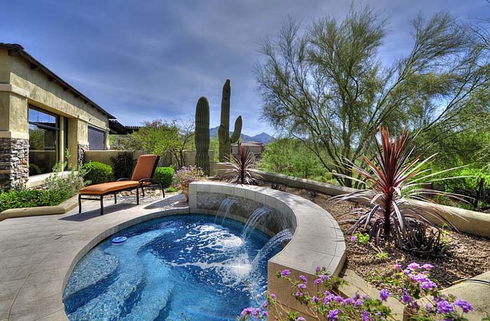 Desert Dream Pool #abovegroundpool #landscapingideas #decorhomeideas