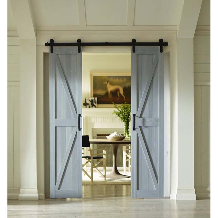 Double Doors #barndoor #barndoorideas #decorhomeideas