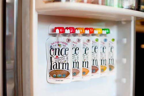 Food Pouch Storage System #refrigerator #storage #organization #decorhomeideas