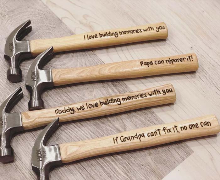 Hammer Wood Burning Idea #woodburning #crafts #decorhomeideas