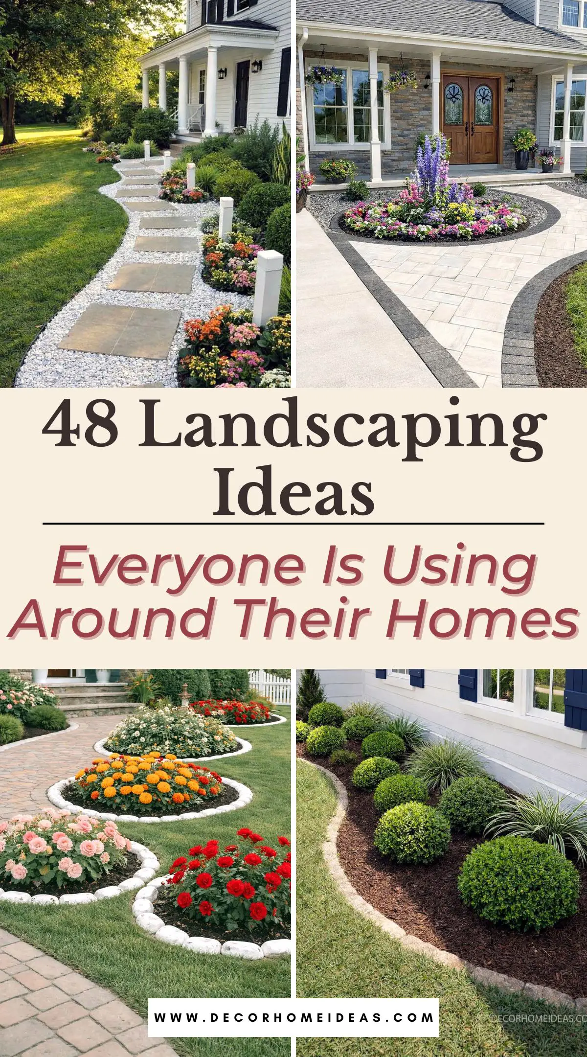 These popular landscaping ideas are practical, beautiful, and easy to adapt to almost any house layout&mdash;no matter the yard size.