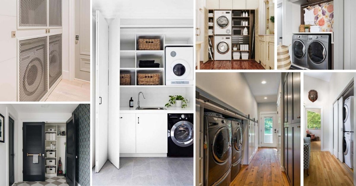 28 Amazing Laundry Closet Door Ideas and Designs | Decor Home Ideas