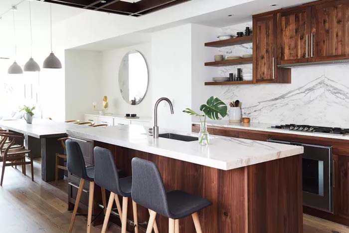 Let Mother Nature Do the Talking #kitchen #design #decorhomeideas