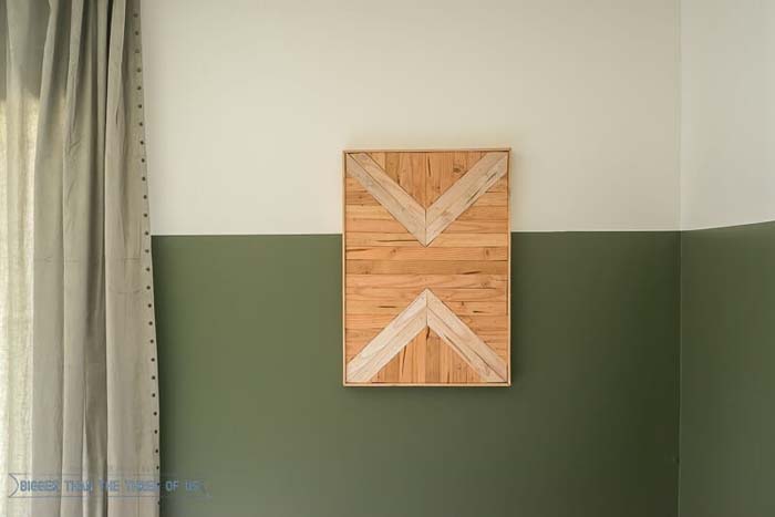 Minimalist Artistic Wood Wall Art #rustic #walldecor #decorhomeideas