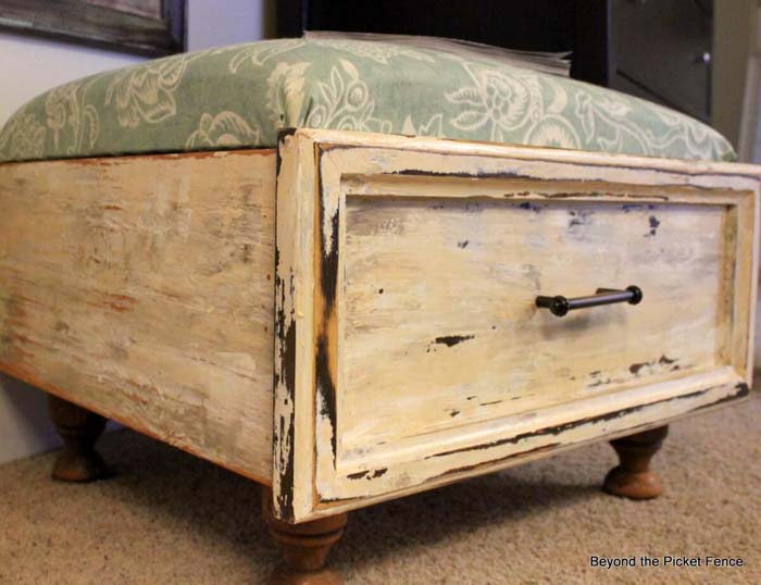 Put Your Feet Up #recycle #olddrawer #decorhomeideas