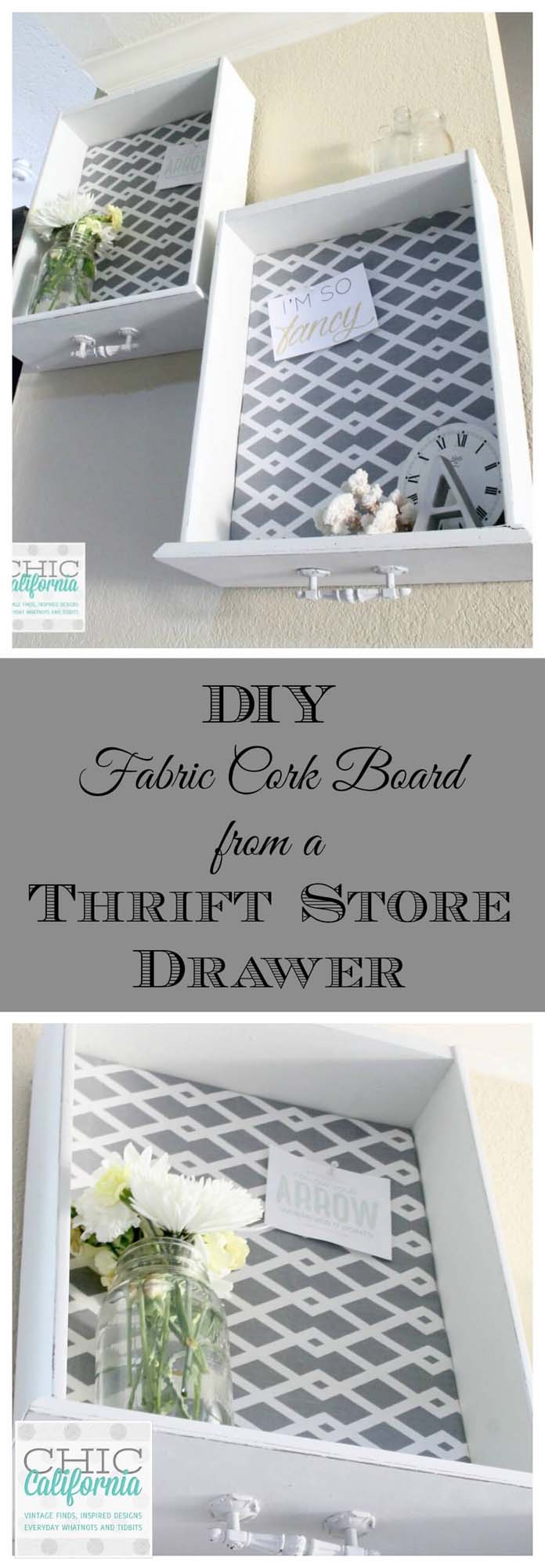 Recycled Old Drawer Ideas for the Bathroom #recycle #olddrawer #decorhomeideas