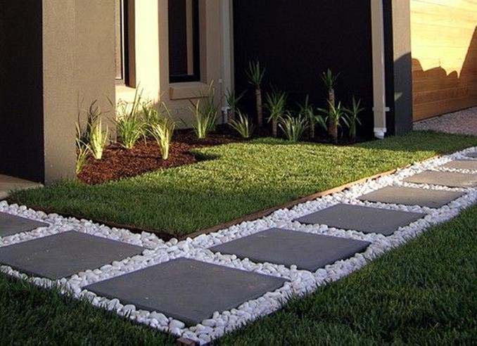 Sharp Corners #whiterock #landscapingideas #decorhomeideas