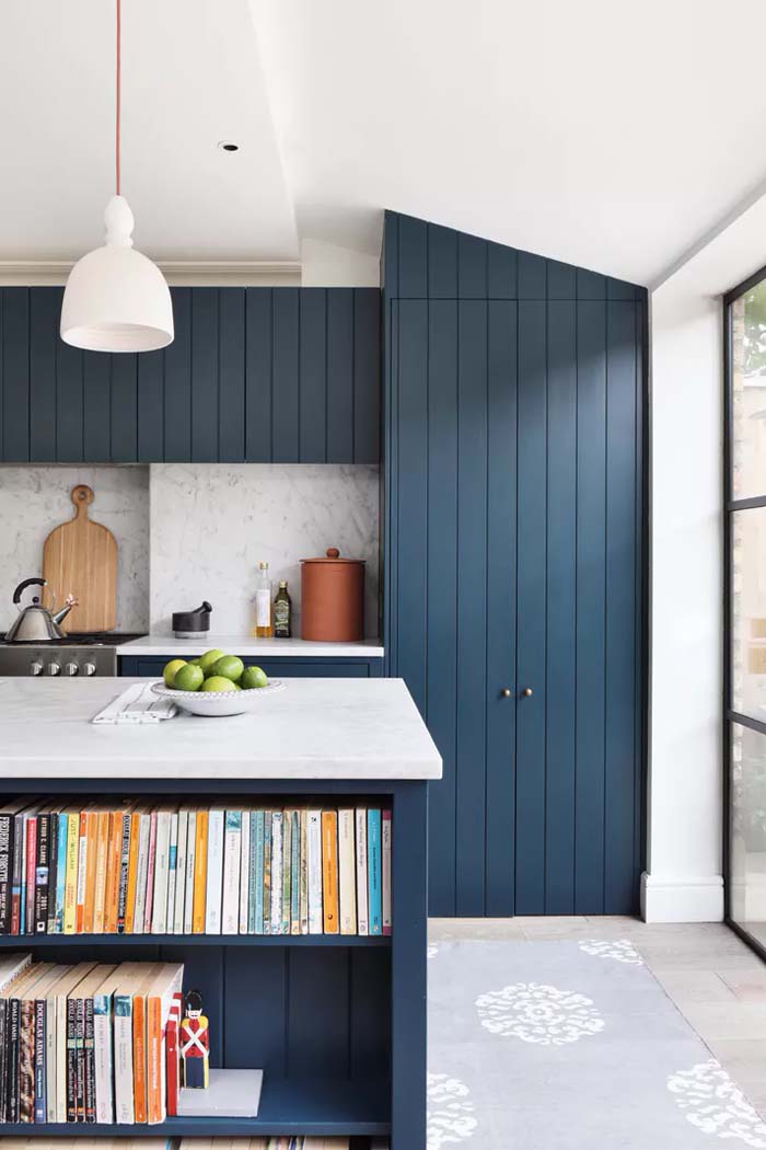 Think Streamlined but Colorful #kitchen #design #decorhomeideas