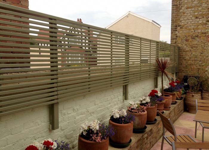 Top Fence Part From Slats #woodenslats #homedecor #decorhomeideas