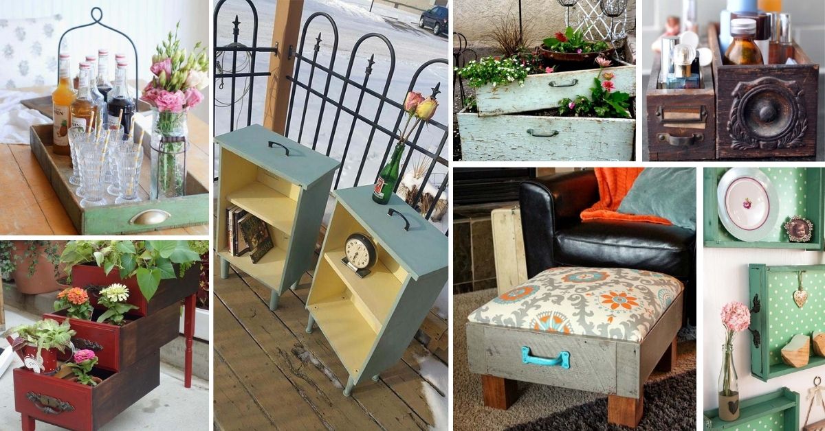 Upcycled Old Drawer Ideas