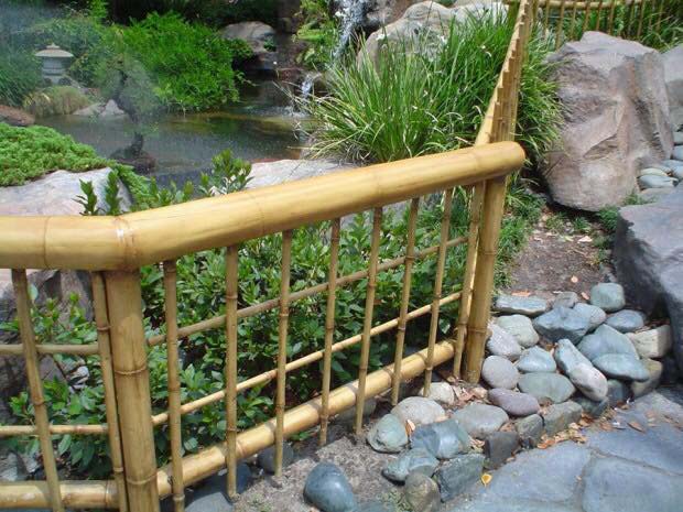 Walkway Fence #bamboofence #fencing #decorhomeideas