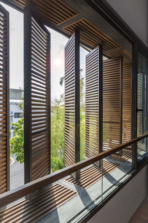 Welcome Sun With Customized Shutters #woodenslats #homedecor #decorhomeideas