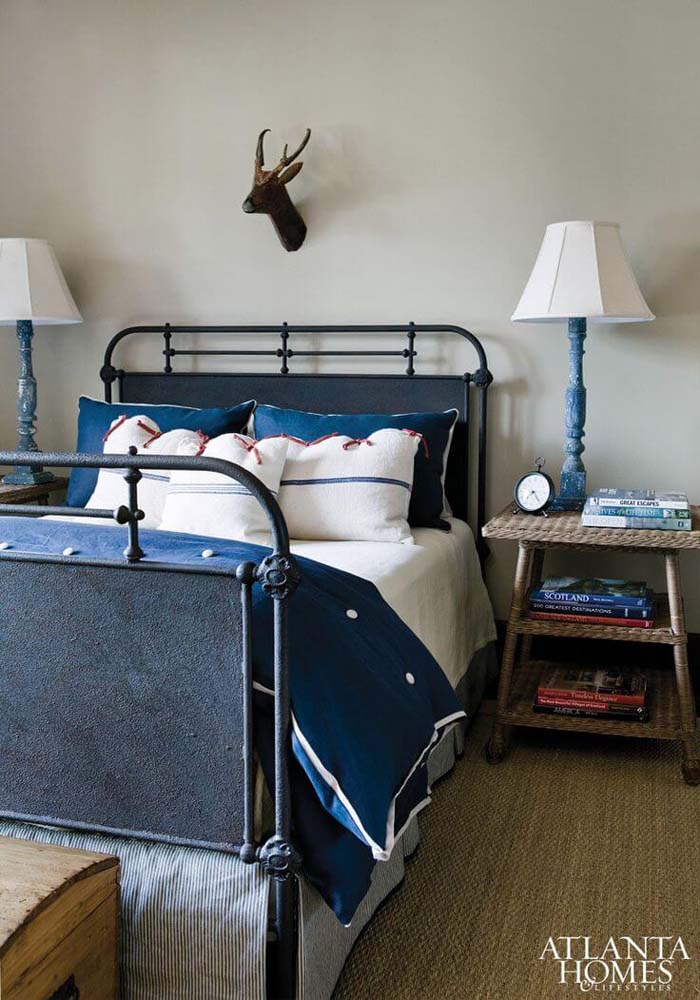 A Little Bit Country Rustic Boy's Room #teenageboyroom #boyroom #decorhomeideas