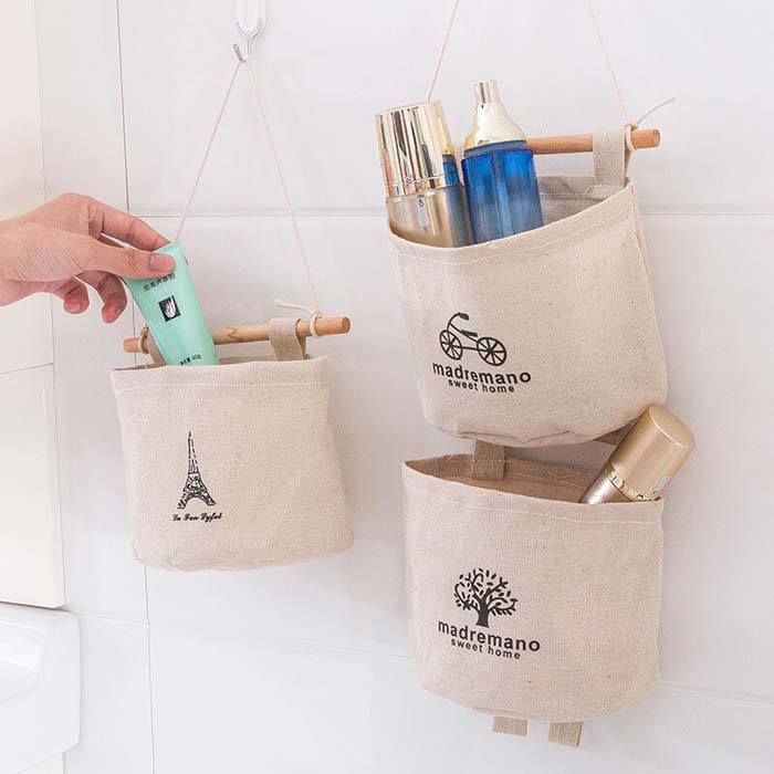 Bag It Up #storageideas #smallbathroom #decorhomeideas