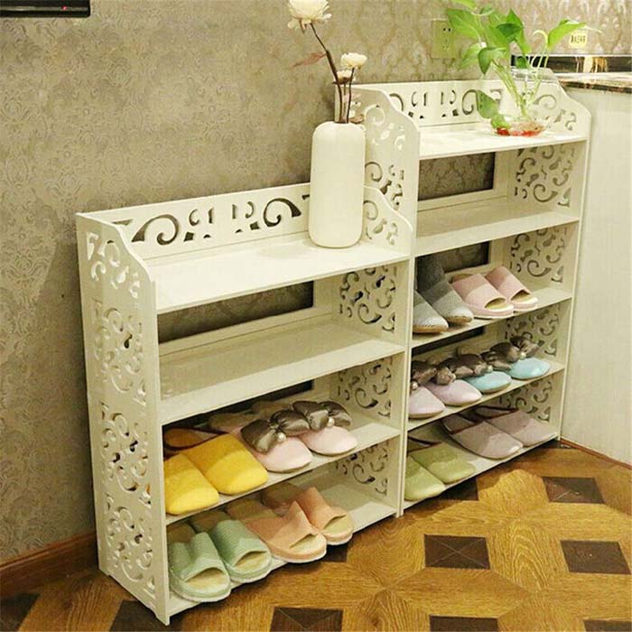 Bathroom Metal Shoe Supporter #shoestorage #decorhomeideas