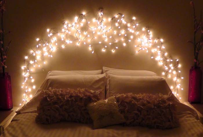 Be More Beautiful Under Soft Arch of Light #roomdecorationwithlights #decorhomeideas