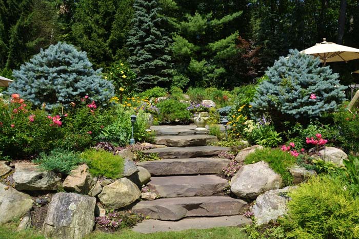 Build a Natural Stairway #hillsidelandscaping #budget #decorhomeideas