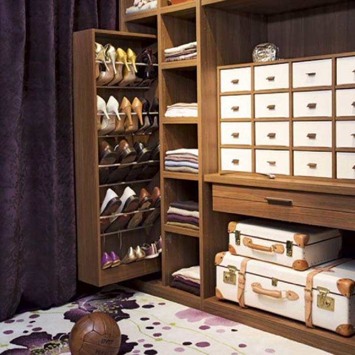 Closet Shoe Cubby #shoestorage #decorhomeideas