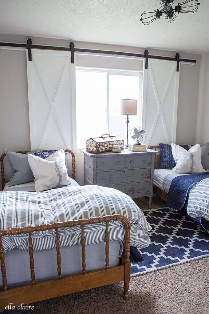 Cozy Neutral Bedroom for Teen Boys #teenageboyroom #boyroom #decorhomeideas