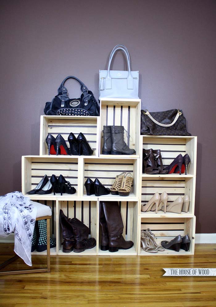 Customized Shoe Boxes #shoestorage #decorhomeideas