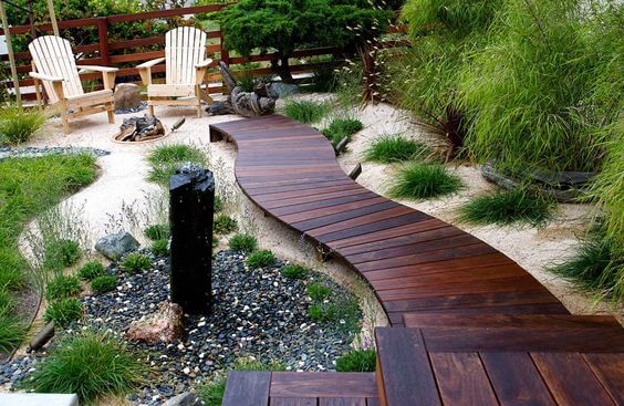 Deck Pathway #deckideas #backyard #decorhomeideas