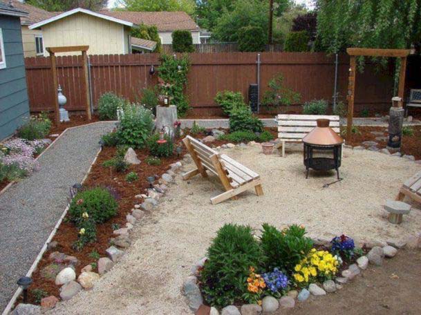 Firepit #desertlandscaping #inexpensive #decorhomeideas