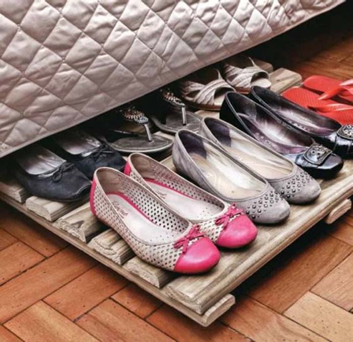 Floor Shoe Trolley #shoestorage #decorhomeideas