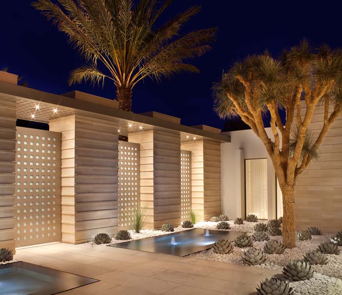 Minimalism With Patterns #desertlandscaping #inexpensive #decorhomeideas