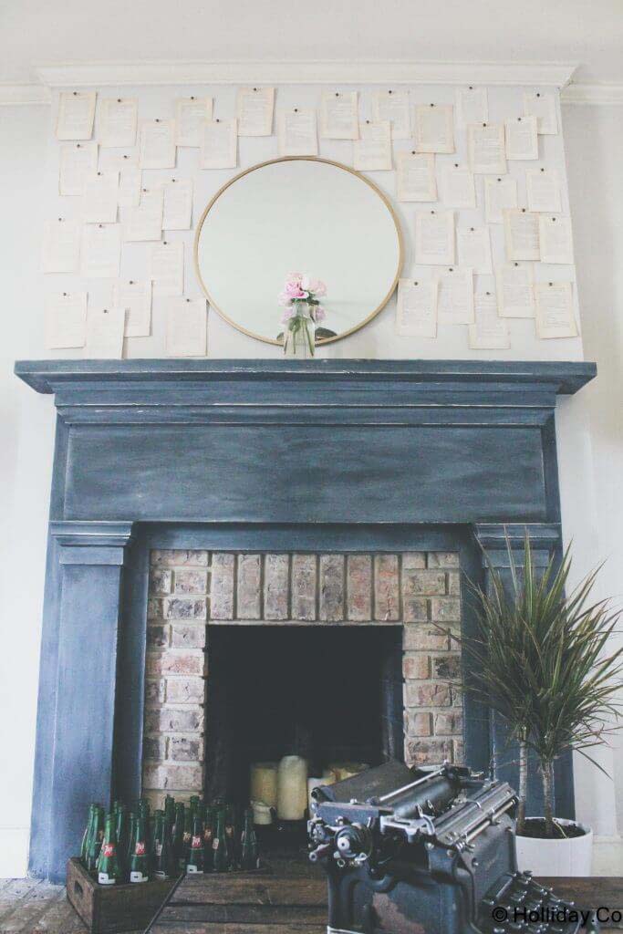 No More Writer's Block Vintage Fireplace #fireplace #design #decorhomeideas