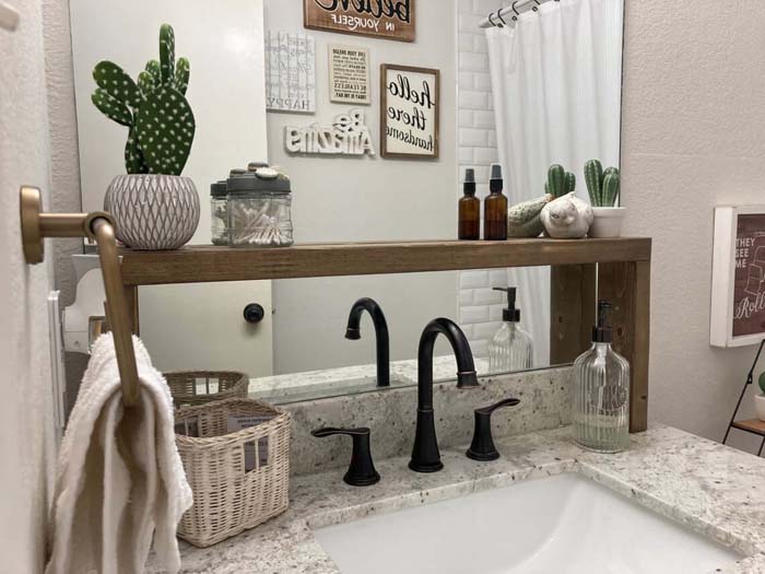 Over the Sink Space Saver Shelf #storageideas #smallbathroom #decorhomeideas