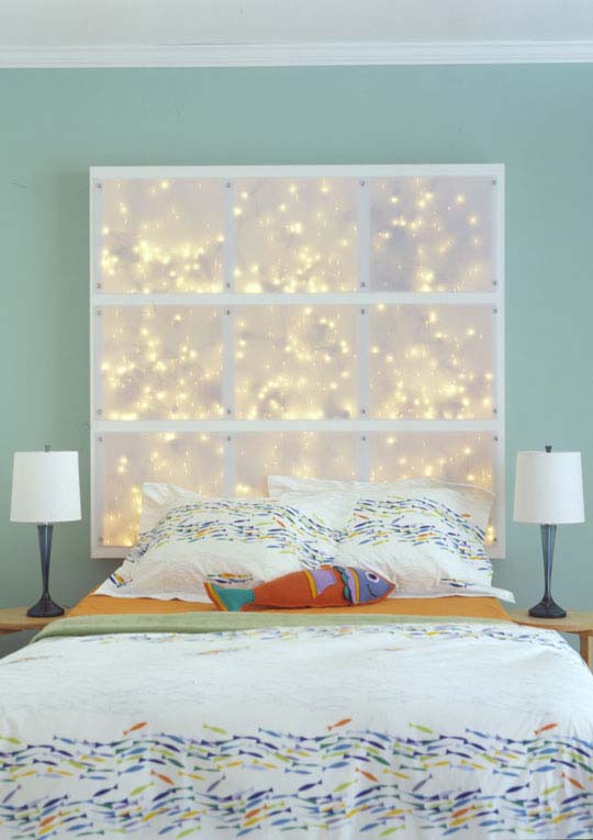 Put a Little Sparkle in Your Bedroom #roomdecorationwithlights #decorhomeideas