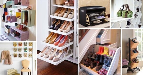 13 Amazing DIY Shoe Storage Ideas On a Budget