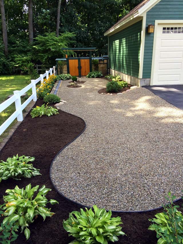 Small Landscaping Rocks Take The Pressure Of Heavy Rainfall #drainage #frontyard #landscaping #decorhomeideas