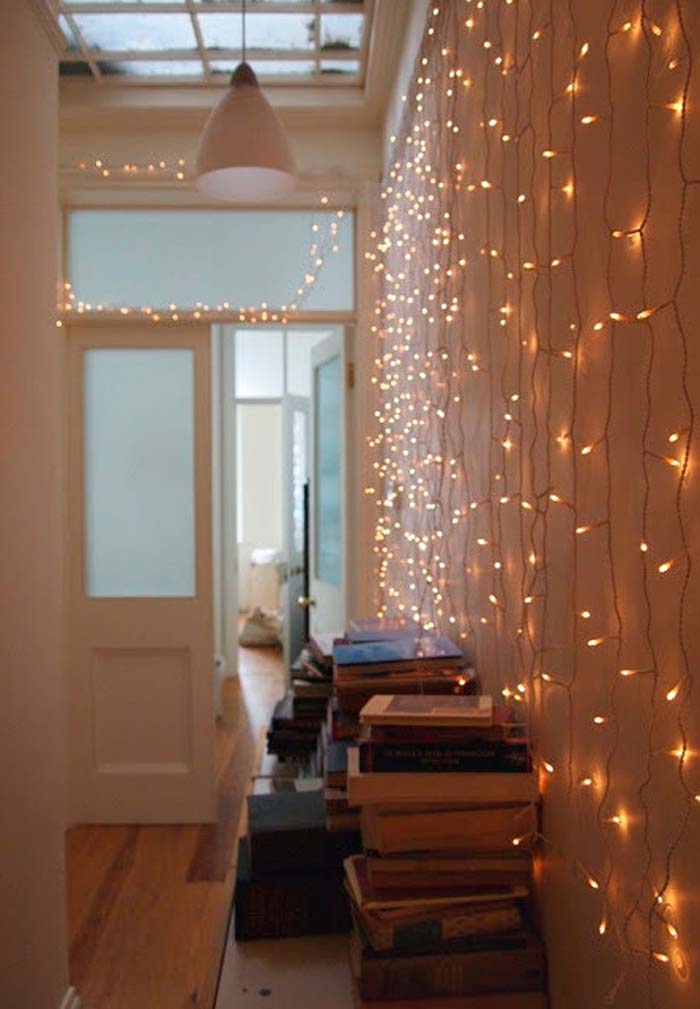 Subtle Lighting for that Narrow Hall #roomdecorationwithlights #decorhomeideas