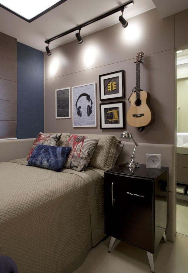 Teenage Boy Room for Music Lovers #teenageboyroom #boyroom #decorhomeideas