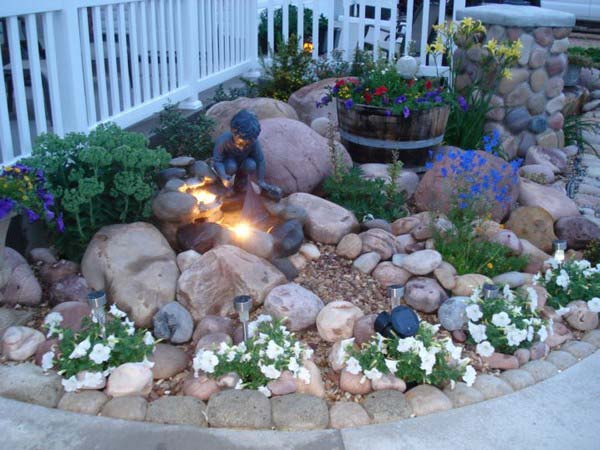 Tell a Story #smallcorner #rockgarden #decorhomeideas