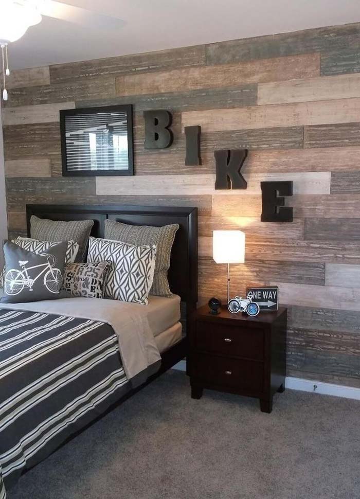 Trendy Textured Teenage Boy Room Decor Ideas #teenageboyroom #boyroom #decorhomeideas