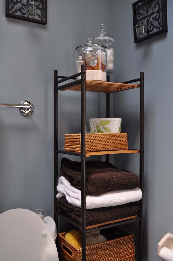 Wicker Dreams to Keep You Clean #storageideas #smallbathroom #decorhomeideas