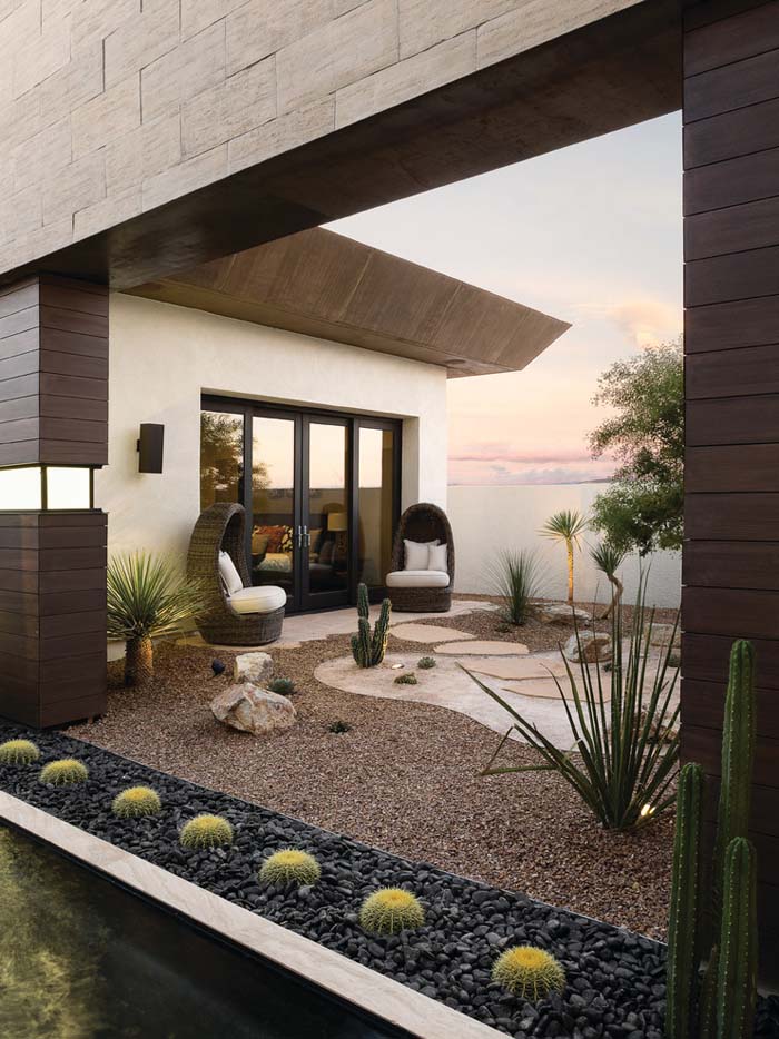 Xeriscape Paradise #desertlandscaping #inexpensive #decorhomeideas