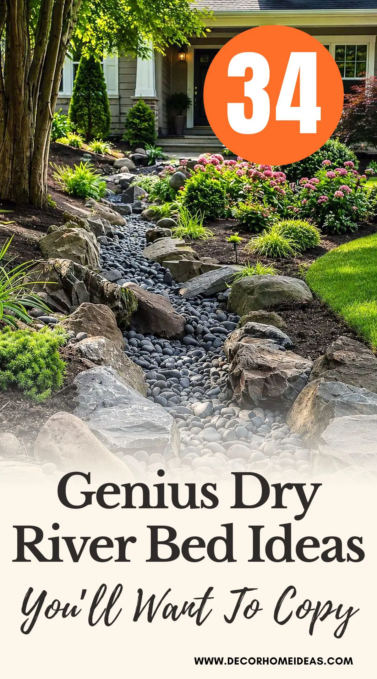 Transform your yard with creative dry creek bed landscaping ideas that blend beauty and function. Explore rock garden inspiration, drought-tolerant landscaping, and elegant outdoor design ideas for every style of garden.