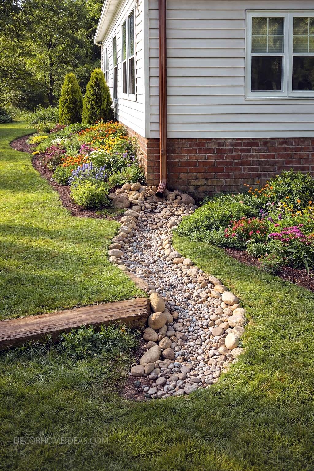 Front Yard Drainage Ditch Landscaping Ideas for a Pretty and Practical Yard