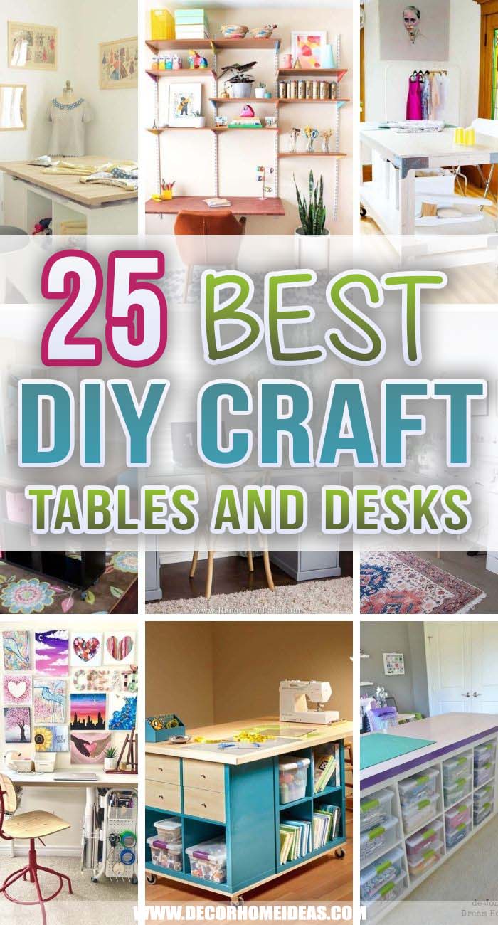 Best Diy Craft Tables And Desks