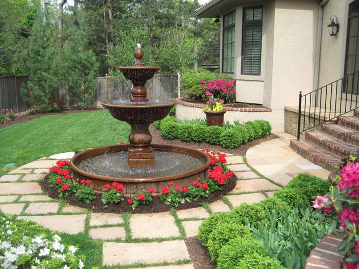 Bronze Fountain #waterfountain #landscaping #decorhomeideas