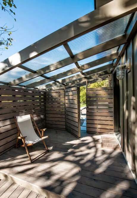 Build a Modern Industrial Courtyard #coveredpatio #pergola #decorhomeideas