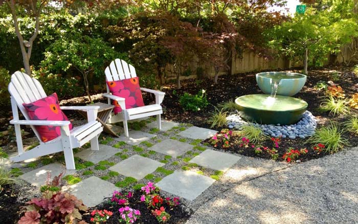 Cast Stone Fountainscape #waterfountain #landscaping #decorhomeideas