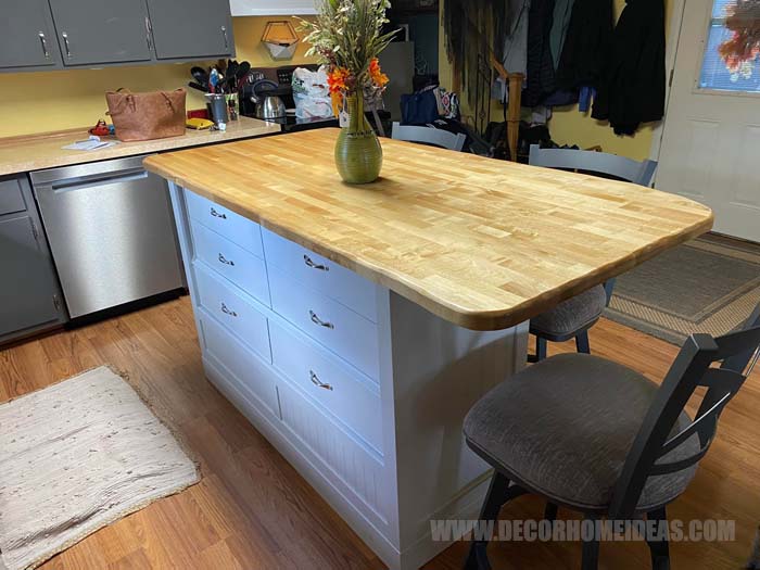 Diy Kitchen Island From Old Dresser 7